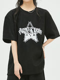 Star Letter Unisex Oversized Short Sleeve Tee