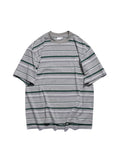 Men's Striped Unisex Oversized Short Sleeve Tee