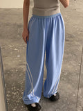 Side stripes Wide Leg Pants