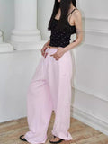 Side stripes Wide Leg Pants