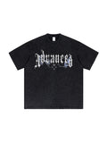 Men's Alphabet Graphic Oversized Short Sleeve Tee