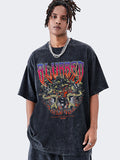 Men's Dark Oversized Short Sleeve Tee