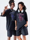 Men's Unisex Street Oversized Short Sleeve Tee