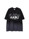 Men's Letter Print Graphic Oversized Short Sleeve Tee