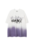 Men's Letter Print Graphic Oversized Short Sleeve Tee