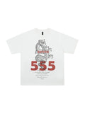 Men's Dragon Print Graphic Oversized Short Sleeve Tee