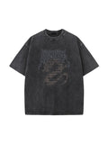 Men's Wash Graphic Oversized Short Sleeve Tee