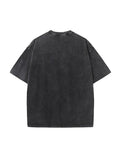 Men's Wash Graphic Oversized Short Sleeve Tee