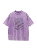 Men's Wash Graphic Oversized Short Sleeve Tee