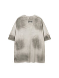 T-shirt surdimensionné à manches courtes avec motif tie-dye pour hommes