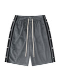 Unisex Shorts mit Kordelzug und Streifenmuster