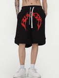 Unisex-Shorts mit Street-Letter-Print