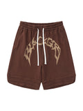 Unisex-Shorts mit Street-Letter-Print