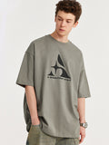 Men's Printed Oversized Short Sleeve Tee