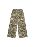 Lockere Cargohose mit Camouflage-Muster