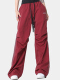 Unisex-Hose mit weitem Bein in Kontrastfarbe