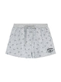 Smiley Face Print Shorts