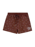 Smiley Face Print Shorts