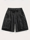 Lockere Shorts mit Taschen