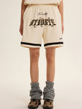 Street Letter Print Shorts