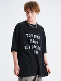 Men's Wing Print Oversized Short Sleeve Tee