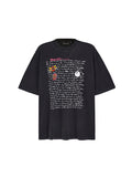 Men's Street Print Oversized Short Sleeve Tee