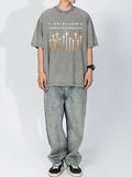 Men's Printed Oversized Short Sleeve Tee