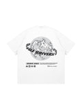 Men's Retro Print Oversized Short Sleeve Tee