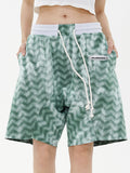 Corrugated Print Unisex Shorts