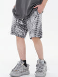 Unisex-Shorts mit Wellenmuster