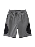 Contrast Color Stitching Unisex Shorts