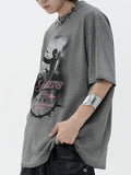 Men's Graphic Oversized Short Sleeve Tee