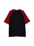 Men's Raglan Sleeve Oversized Short Sleeve Tee