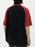 Men's Raglan Sleeve Oversized Short Sleeve Tee