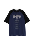 Men's Raglan Sleeve Oversized Short Sleeve Tee