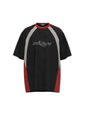 Motorcycle Unisex Raglan Sleeve Oversized Short Sleeve Tee