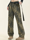 Leopard Print Cargo Pants