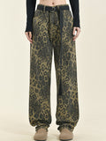 Leopard Print Cargo Pants