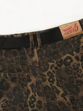 Leopard Print Cargo Pants