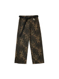 Leopard Print Cargo Pants