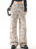 Camouflage Print Cargo Pants