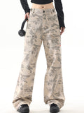 Camouflage Print Cargo Pants