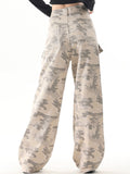 Camouflage Print Cargo Pants