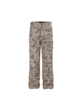 Camouflage Print Cargo Pants