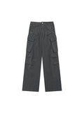 Solid Color Unisex Cargo Pants