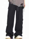 Solid Color Unisex Cargo Pants