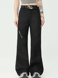 Zippered Simple Cargo Pants