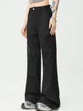 Zippered Simple Cargo Pants