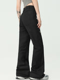 Zippered Simple Cargo Pants