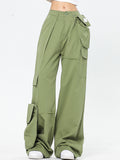 Vintage Wide Leg Cargo Pants